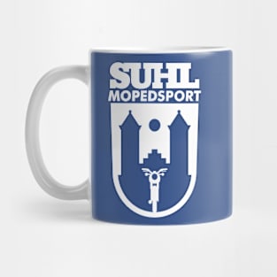 Suhl Mopedsport Simson Logo (white) Mug